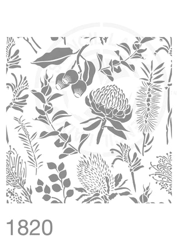 Australian Native plants - Stencil 1820