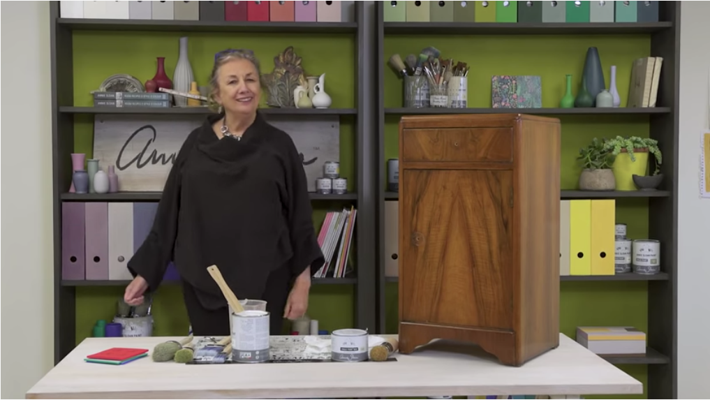 get inspiration from Annie Sloan herself in this little video. Chalk paint by Annie Sloan is the best tool to up cycle your furniture.